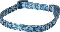 Safe Cat Adjustable Breakaway Magnetic Buckle Cat Collar, Grey Silver Arrows slide 2 of 9