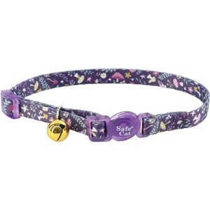 LupinePet Nylon Breakaway Cat Collar, One Size: 8-12-in neck, 1/2-in wide
