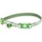 Show in main carousel: Safe Cat Glow In The Dark Adjustable Breakaway Cat Collar, Lime Skulls slide 1 of 6