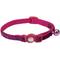 Show in main carousel: Safe Cat Jeweled Glitter Polyester Breakaway Cat Collar with Bell, Pink, 8 to 12-in neck, 3/8-in wide slide 1 of 7