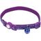 Show in main carousel: Safe Cat Jeweled Glitter Polyester Breakaway Cat Collar with Bell, Purple, 8 to 12-in neck, 3/8-in wide slide 1 of 7