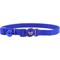 Show in main carousel: Safe Cat Snag-Proof Polyester Breakaway Cat Collar with Bell, Blue, 8 to 12-in neck, 3/8-in wide slide 1 of 7