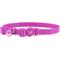 Show in main carousel: Safe Cat Snag-Proof Polyester Breakaway Cat Collar with Bell, Orchid, 8 to 12-in neck, 3/8-in wide slide 1 of 7