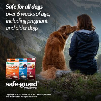 Safe-Guard Dewormer for Hookworms, Roundworms, Tapeworms & Whipworms for Medium Breed Dogs