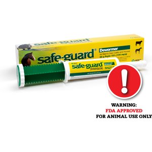Safe-Guard Fenbendazole 10% Paste Horse Dewormer, 92-gm tube