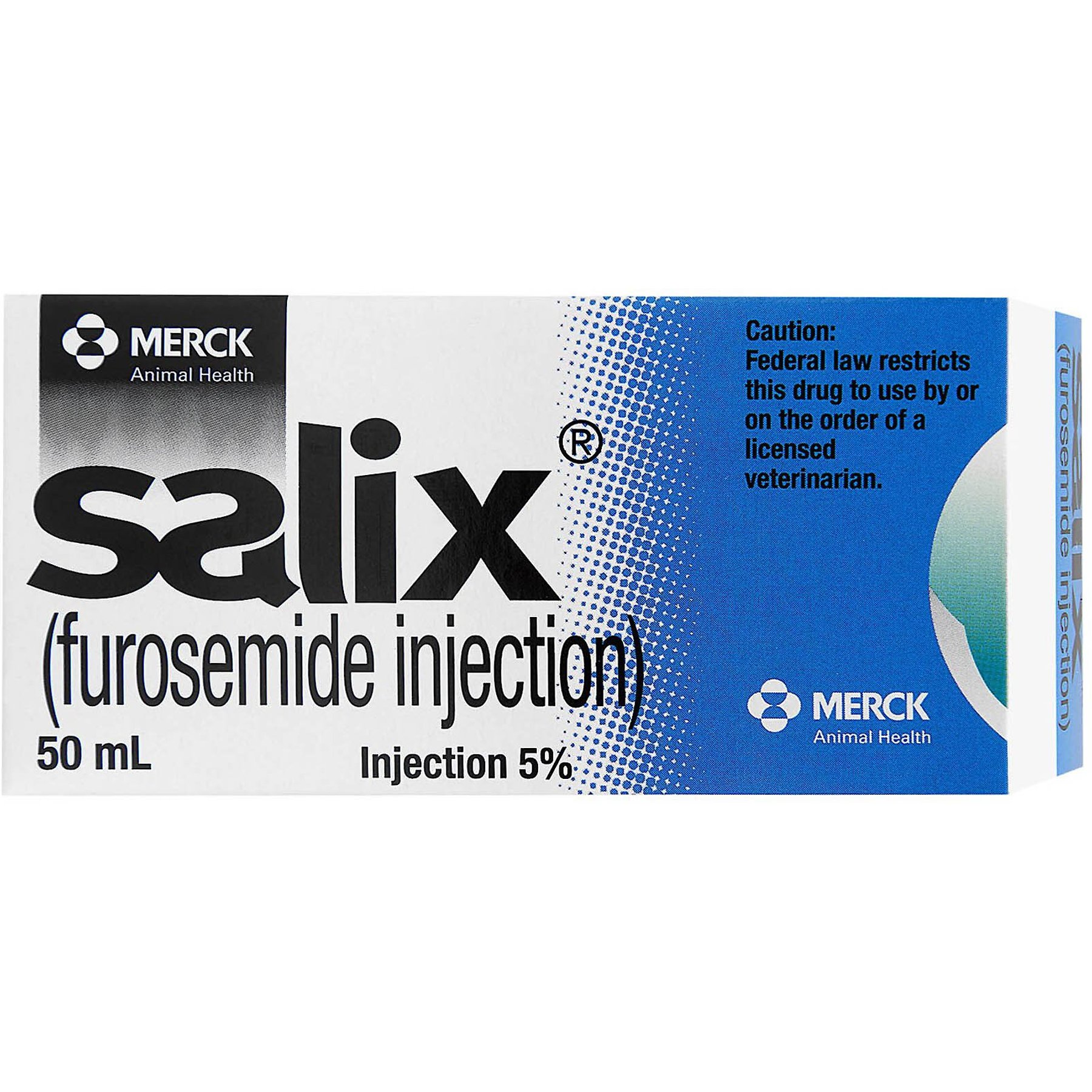 Salix (Furosemide) Injectable for Dogs, Cats & Horses, 50 mg/mL, 50mL