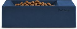 Sam's Pets 13-in Duke Non-Skid Elevated Dog Bowl, 8-cup, Navy Blue
