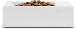 Sam's Pets 13-in Duke Non-Skid Elevated Dog Bowl, 8-cup, Sand White