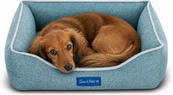 Sam's Pets Arthur Dog Bed, Teal, X-Small