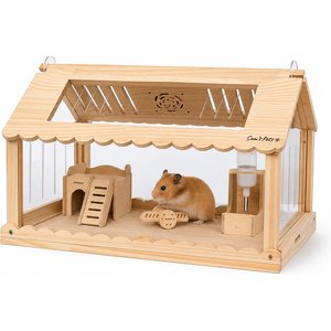 Sam's Pets Biscuit Hamster Cage, Natural Oak