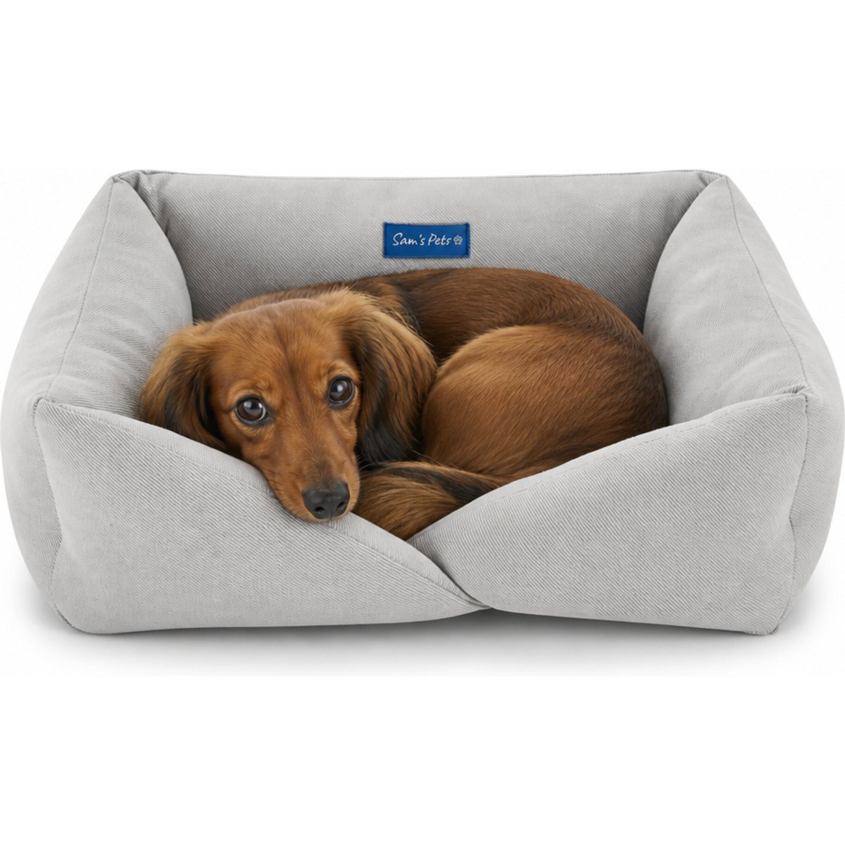 Sam's Pets Ellie Dog Bed, Gray, Small