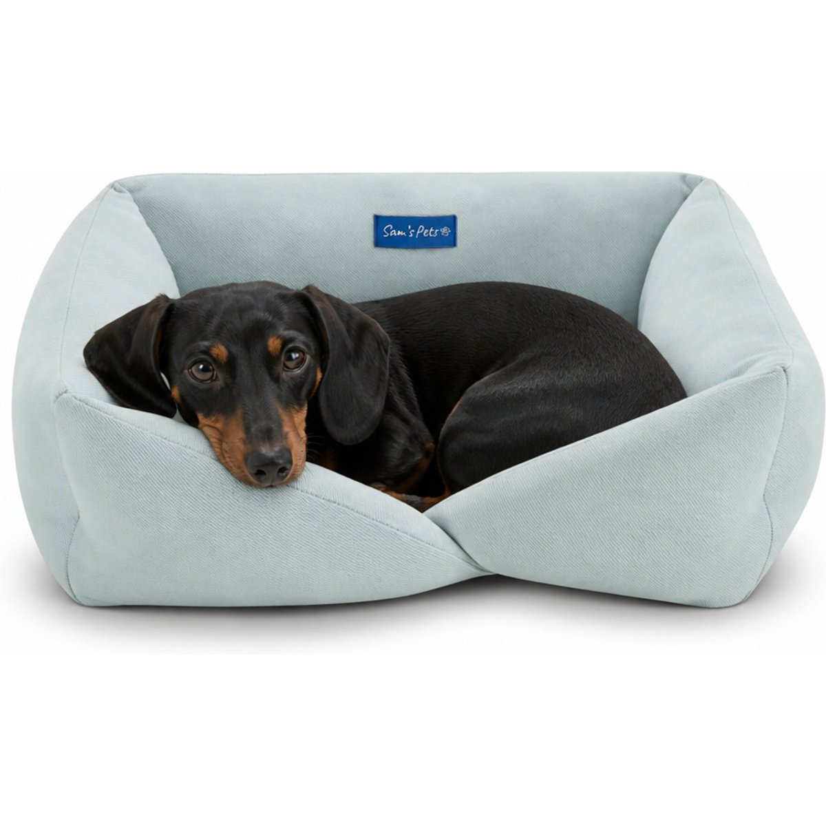 Sam's Pets Ellie Dog Bed, Light Blue, Small