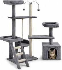 Sam's Pets Longshot 53.5-in Cat Tree, Gray