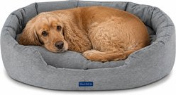 Sam's Pets Missy Round Dog Bed, Gray, Medium