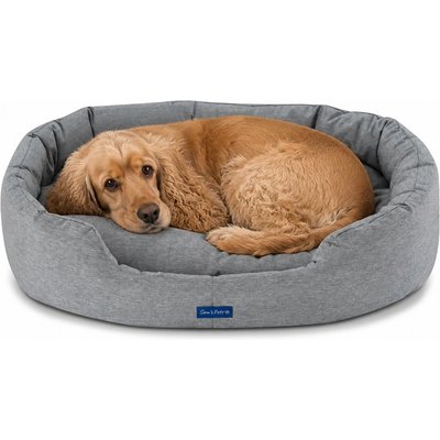 Sam's Pets Sam's Pets Missy Round Dog Bed, Gray, Medium