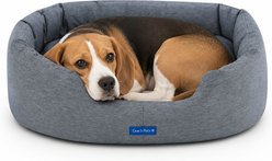 Sam's Pets Missy Round Dog Bed, Navy Blue, Small