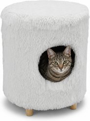 Sam's Pets Rocket 18-in Cat Tree Cylinder, White