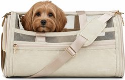 Sam's Pets Scout Dog & Cat Carrier Bag, Beige, 19-in