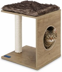 Sam's Pets Sheree 17-in Cat Tree, Light Brown
