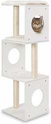 Sam's Pets Sheree Cat Tree, White, 50-in
