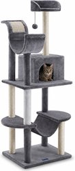 Sam's Pets Submarine 60-in Gray Hard Box Cat Tree, Gray