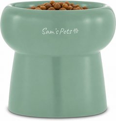 Sam's Pets Tall Tulip 2.0 Elevated Dog Bowl, Mint, 0.55-cup slide 1 of 9