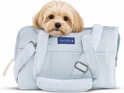 Sam's Pets Teddy Dog & Cat Carrier Bag, Blue, 14.5-in