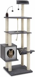 Sam's Pets Tyrone 70.5-in Cat Tree, Gray