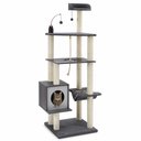 Sam's Pets Tyrone 70.5-in Cat Tree, Gray