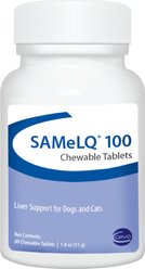 SAMeLQ 100-mg Liver Care Chewable Tablet Supplement for Dogs & Cats, 60 count