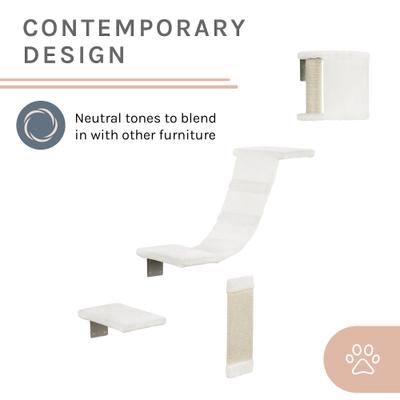 Show full view: Sam's Pets Addison Wall Climber Cat Tree slide 5 of 11