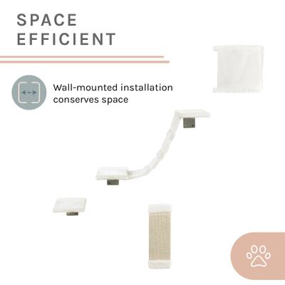 Show full view: Sam's Pets Addison Wall Climber Cat Tree slide 7 of 11