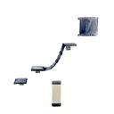 Sam's Pets Addison Wall Climber Wall Mounted Cat Tree, Grey