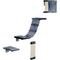 Show in main carousel: Sam's Pets Addison Wall Climber Wall Mounted Cat Tree, Grey slide 7 of 9
