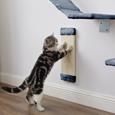 Show full view: Sam's Pets Addison Wall Climber Wall Mounted Cat Tree, Grey slide 3 of 9