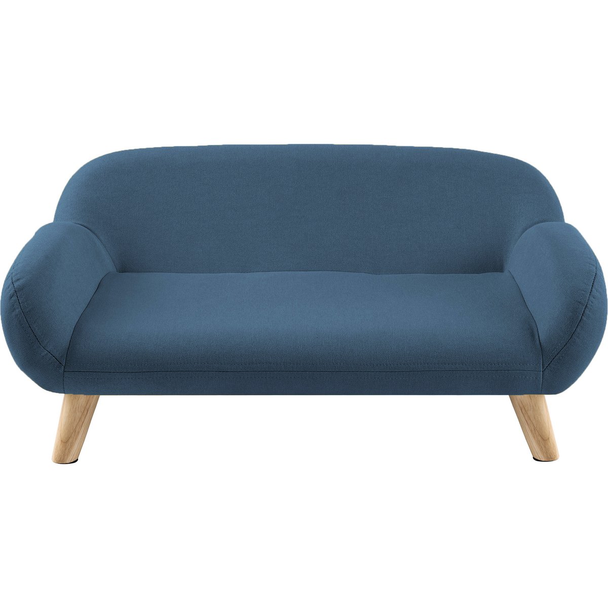 Sam's Pets Akkeri Couch Dog Bed, Blue, Medium
