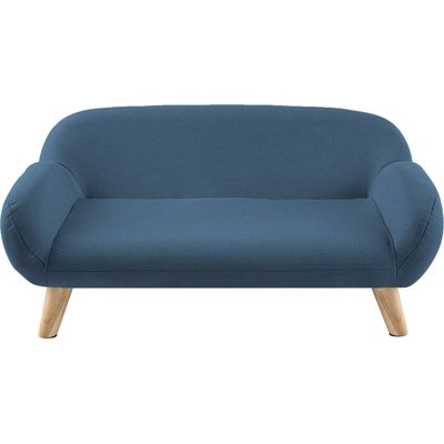Sam's Pets Sam's Pets Akkeri Couch Dog Bed, Blue, Medium