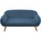 Show in main carousel: Sam's Pets Akkeri Couch Dog Bed, Blue, Medium slide 1 of 9