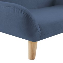 Sam's Pets Akkeri Couch Dog Bed, Blue, Medium slide 2 of 9