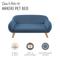Show in main carousel: Sam's Pets Akkeri Couch Dog Bed, Blue, Medium slide 3 of 9