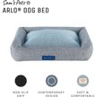 Show in main carousel: Sam's Pets Arlo Bolster Plaid Dog Bed, Blue, Medium slide 3 of 10