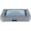 Show in main carousel: Sam's Pets Arlo Bolster Plaid Dog Bed, Blue, Medium slide 4 of 10