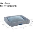 Show in main carousel: Sam's Pets Arlo Bolster Plaid Dog Bed, Blue, Medium slide 9 of 10