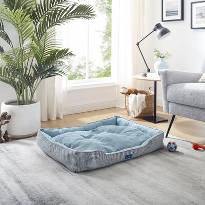 Show full view: Sam's Pets Arlo Plaid Dog Bed, Blue, Large slide 8 of 10