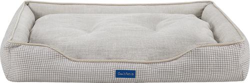 Show full view: Sam's Pets Arlo Plaid Dog Bed, Brown, Large slide 5 of 11