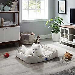 Sam's Pets Arlo Plaid Dog Bed, Brown, Medium slide 2 of 9