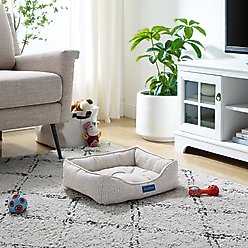 Sam's Pets Arlo Plaid Dog Bed, Brown, X-Small