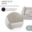 Show in main carousel: Sam's Pets Arlo Plaid Dog Bed, Brown, X-Small slide 6 of 10