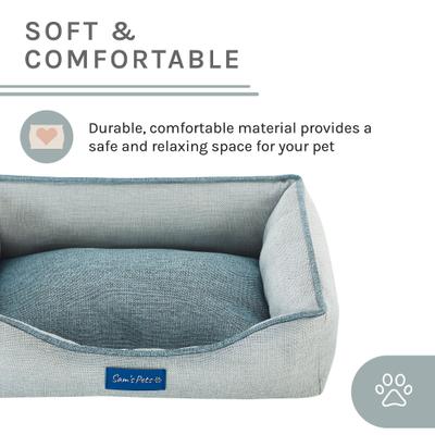 Show full view: Sam's Pets Arthur Dog Bed, Gray, X-Small slide 8 of 11