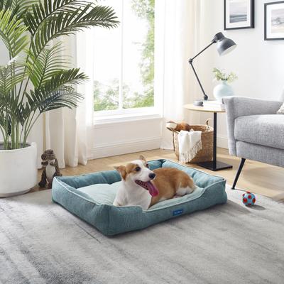 Show full view: Sam's Pets Arthur Dog Bed, Teal, Large slide 2 of 10